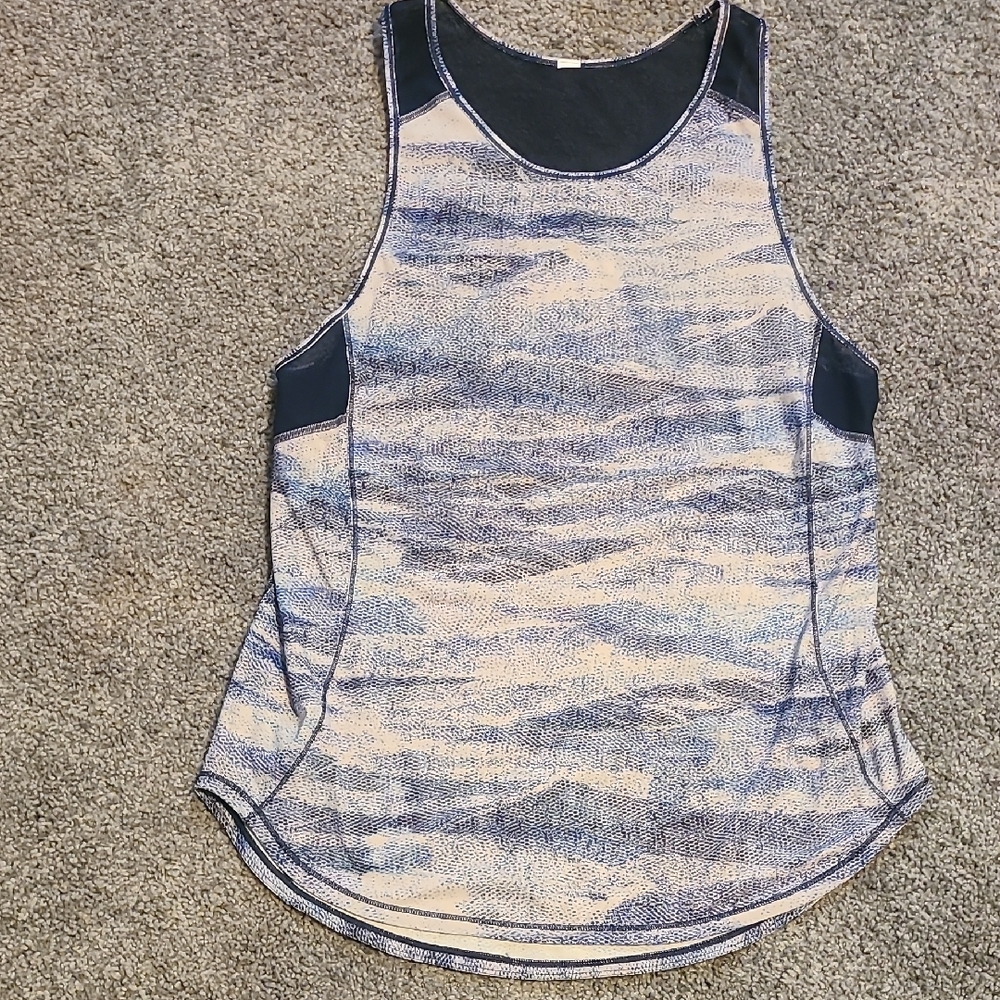 LULULEMON Top - Blue and Cream